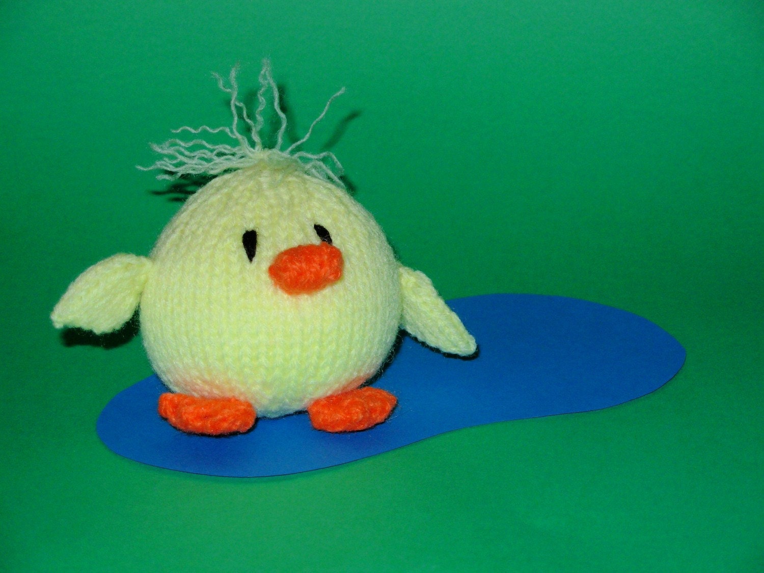 Clucky Ducky Amigurumi Knitted Toy Pattern PDF