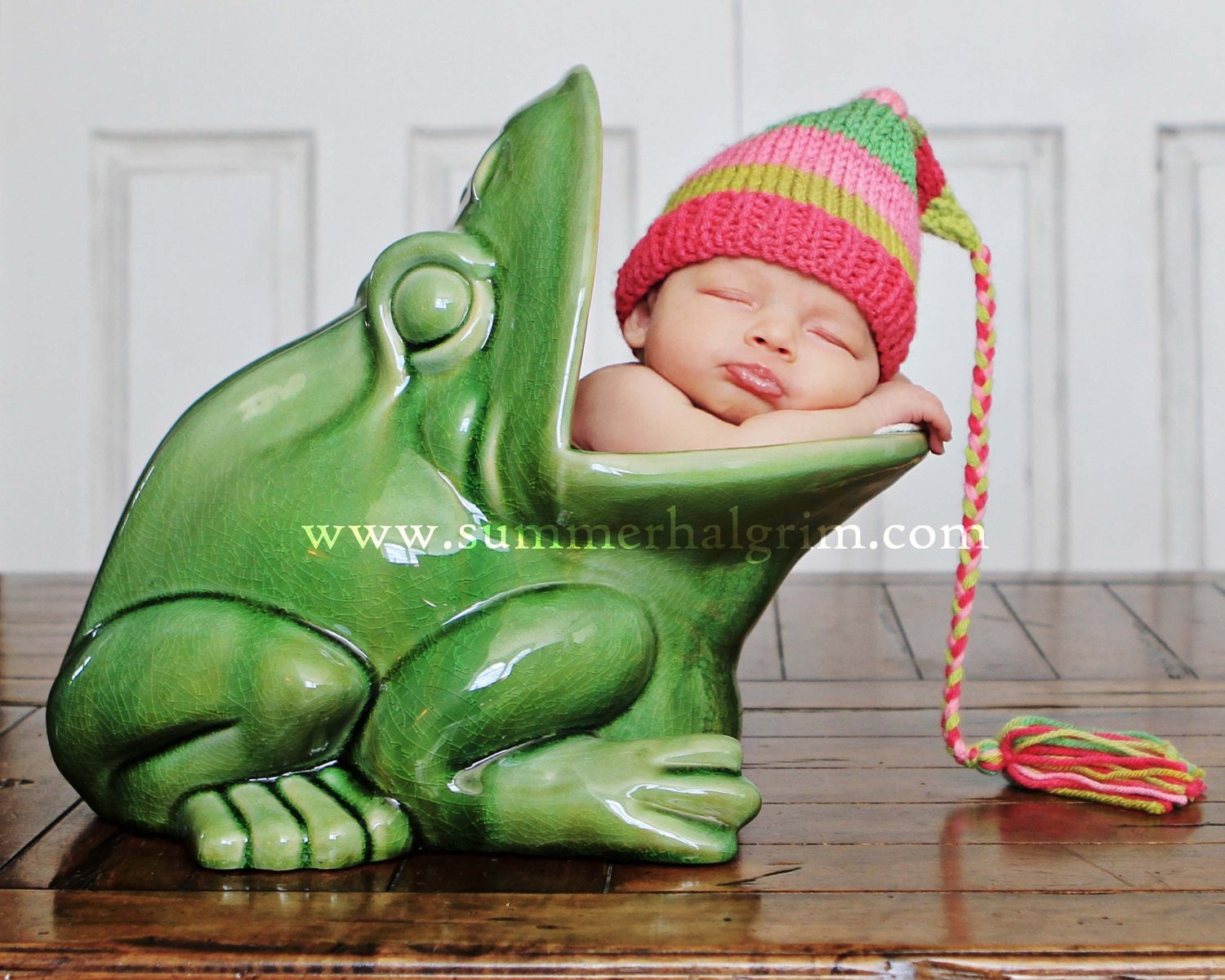 Baby Girl striped Hat PHoTO PRoP 4 Fashion Conscious Newborn Hot Pinks Limes or Pick Colors Knit 2 Order Featured Pregnancy Newborn