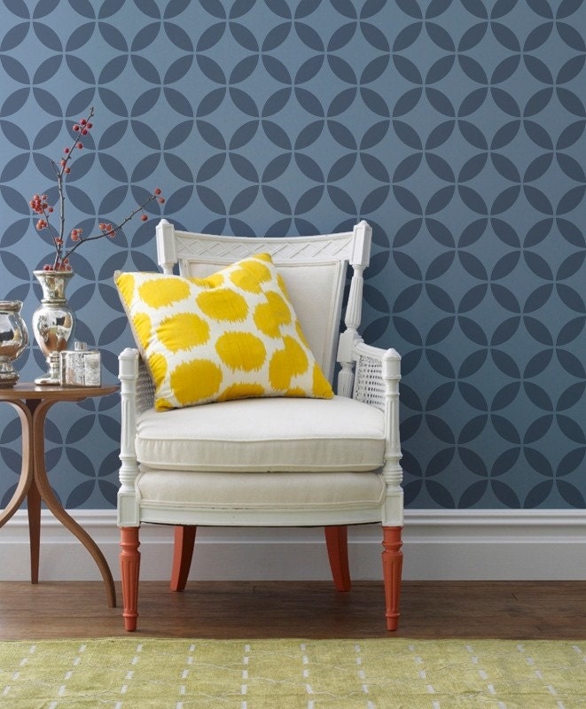 Wall Stencil Large Endless Moorish Circle for Wall Decor and More