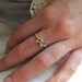 Bitty Bow Ring - bronze
