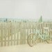 Retro Beach Bicycle - 8x10 Polaroid Print - Beach Cruiser Bike Ocean Summer Vacation