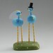 SALE Bride and Groom Birds for your Wedding Cake with detachable display stand