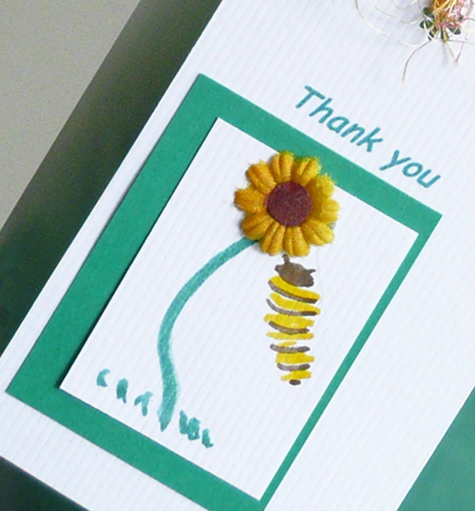 Spring Bumble Bee Gift Tag