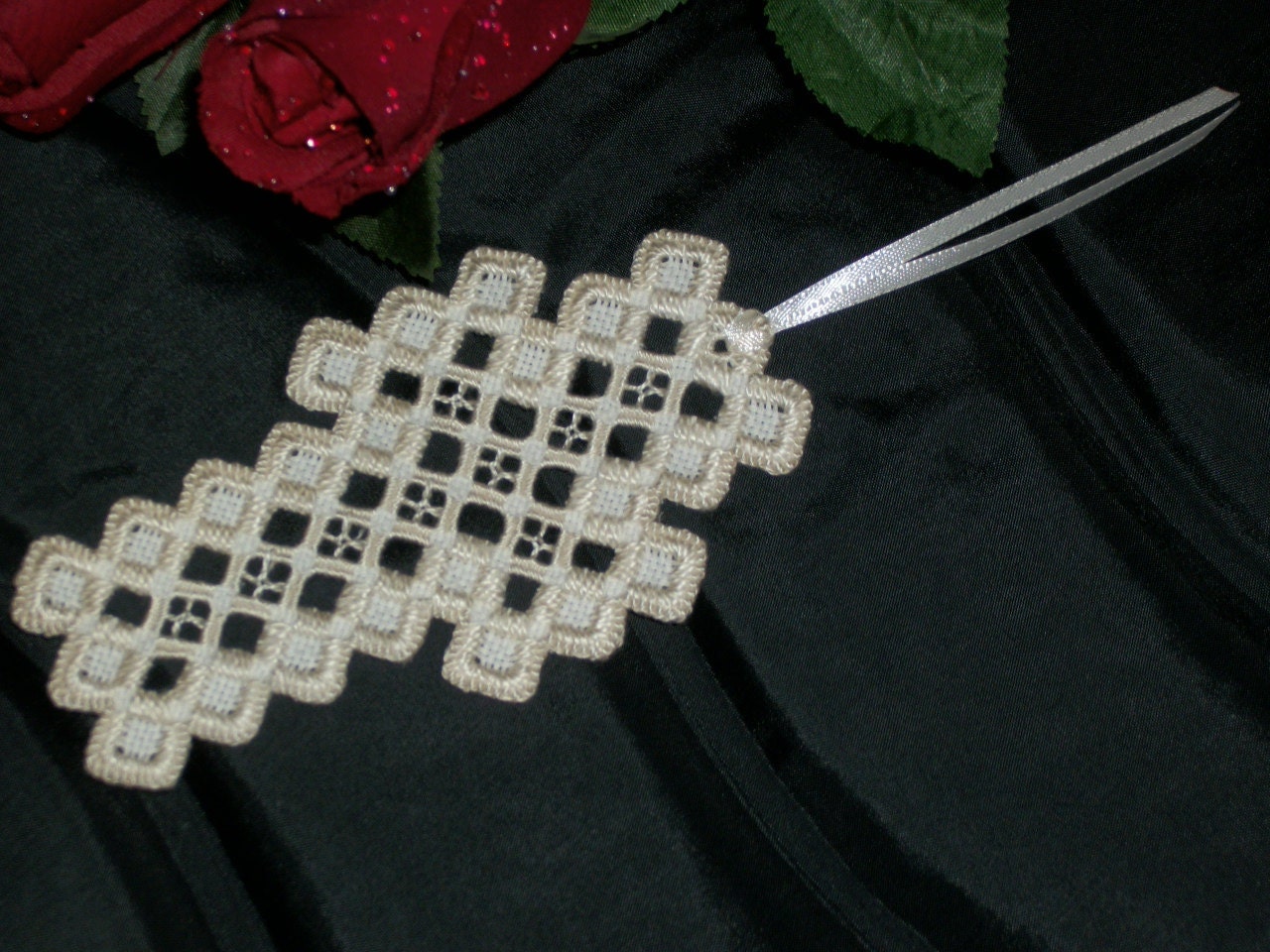 Hardanger Cross Bookmark