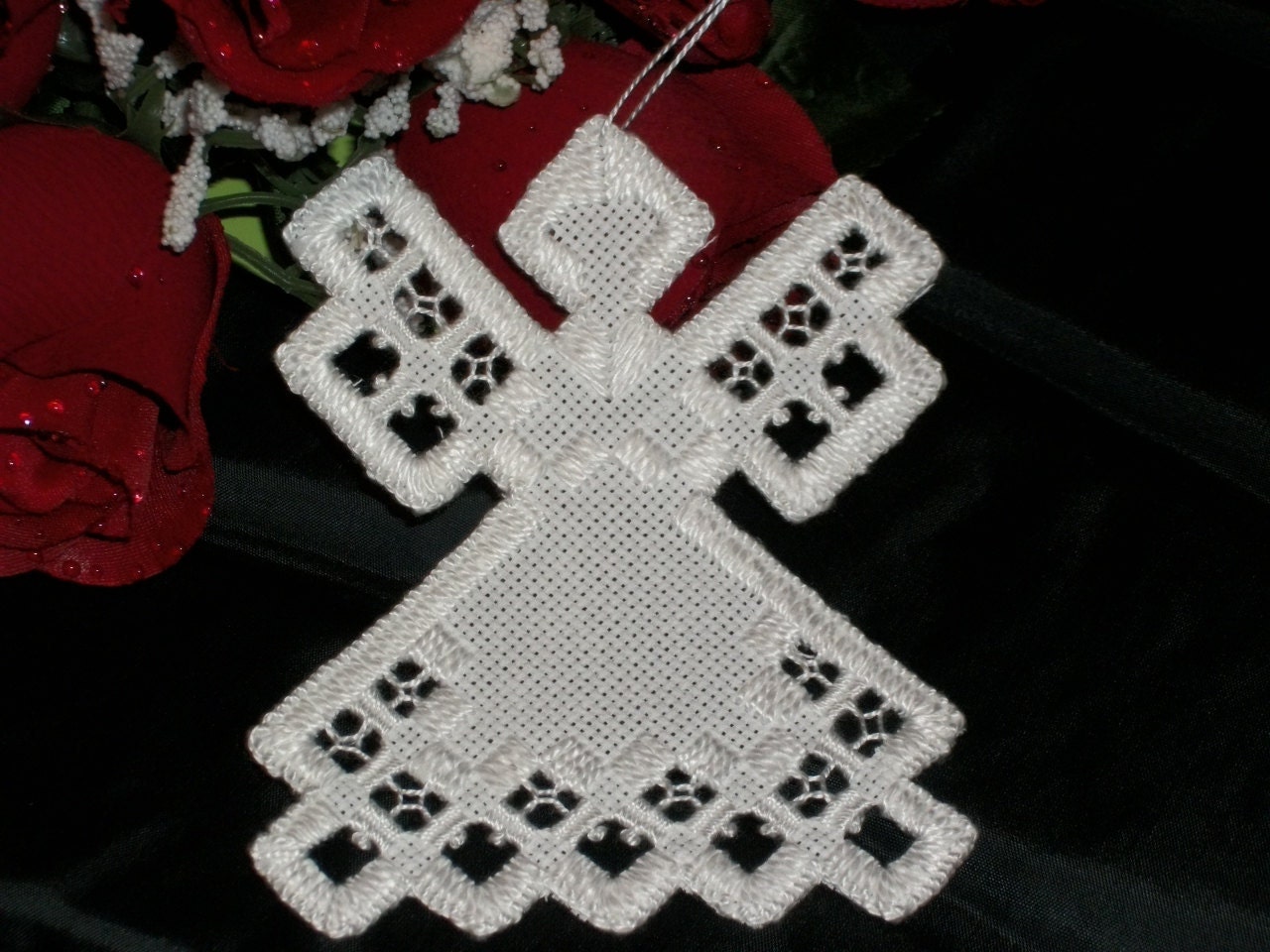 Hardanger Angel Ornament or Bookmark
