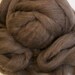 Wool Roving - Medium Brown - 4 ounces - Free Domestic Shipping