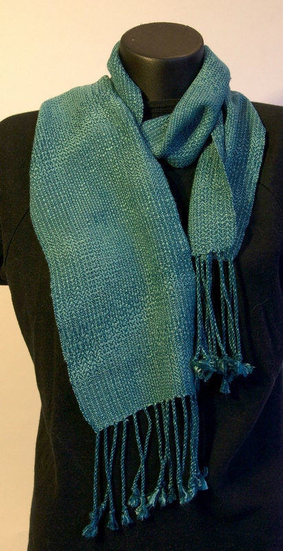 Bamboo Scarf in shades of Green