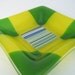 Square Fused Glass Dish - Meadow