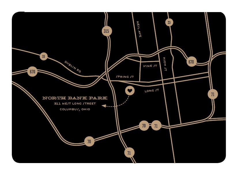 Wedding Map Design