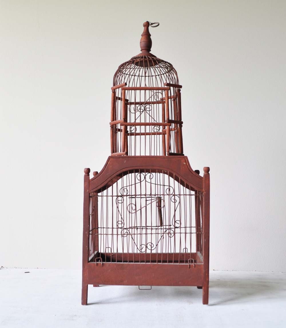 Antique+wire+bird+cage