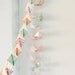 Love & Luck paper boat garland (Pink loves minty green edition)