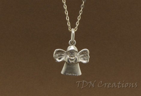 Butterfly Angel sterling silver pendant with chain