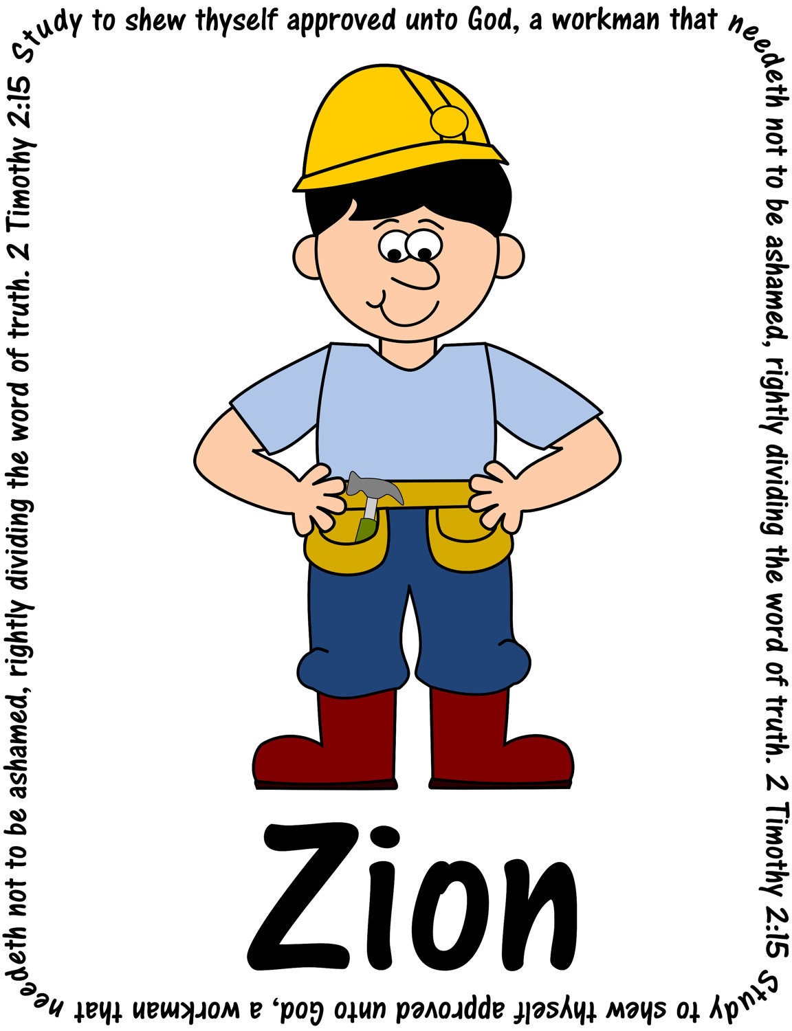 Boy's Construction Bedroom Decor