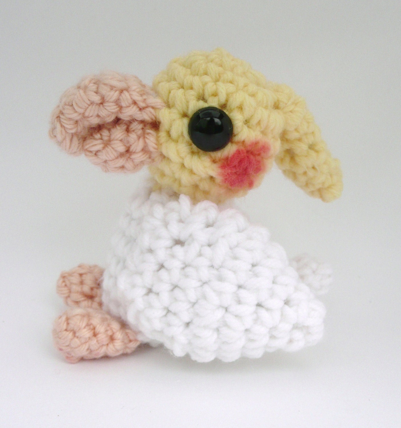 Amigurumi Yellow and White Cockatiel