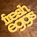 fresh eggs wood sign made from upcycled wood