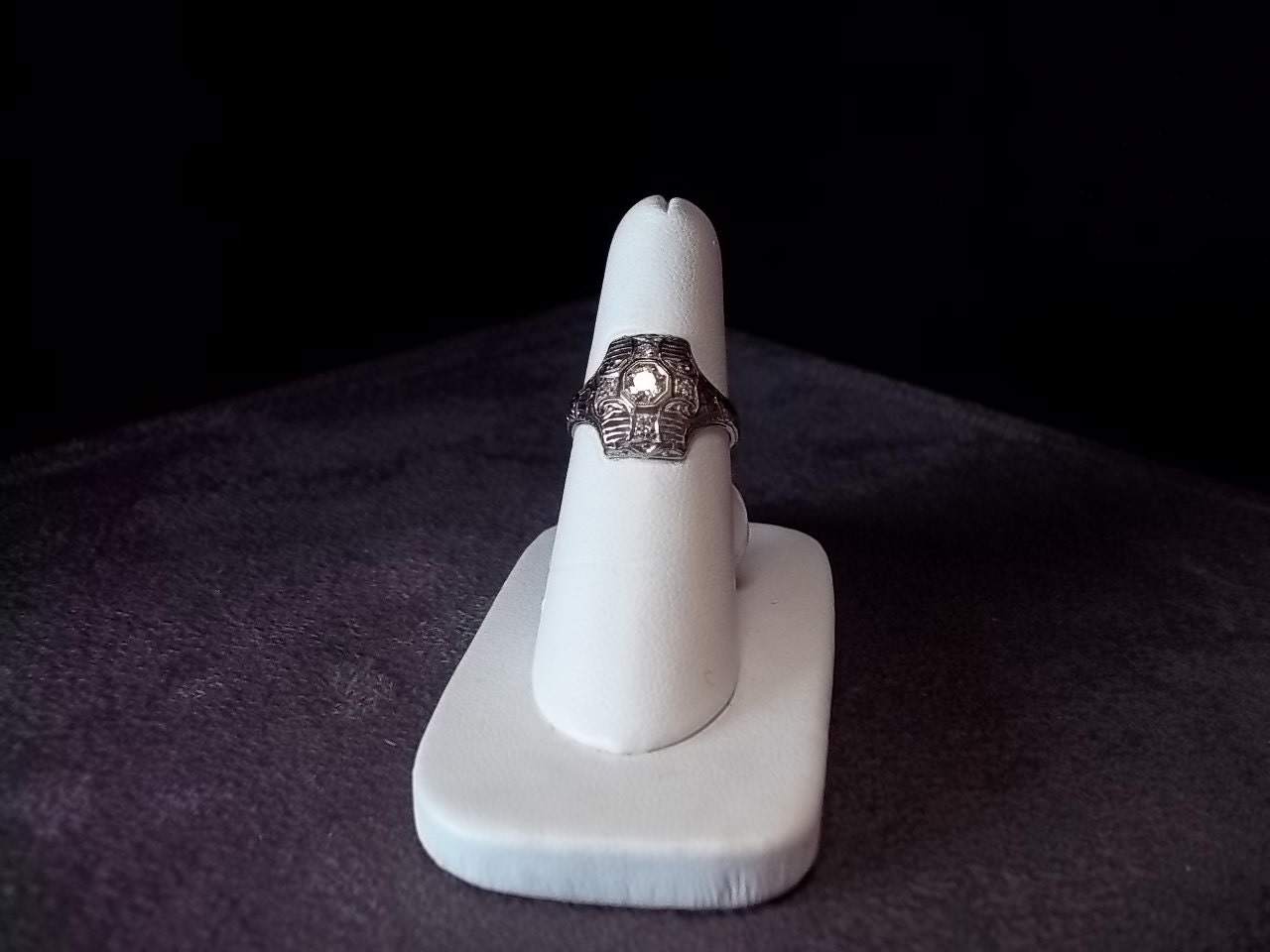 Art Deco Diamond Dinner Ring