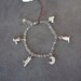 Gorgeous Platinum and Diamond Charm Bracelet
