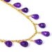 Sale Purple Orchid Amethyst Necklace