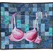 Quilt of a bra.