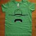 Mustache Shirt - Mustache Cowboy T Shirt - 6 Colors Available - Kids Tshirt Sizes 2T, 4T, 6, 8, 10, 12 - Gift Friendly