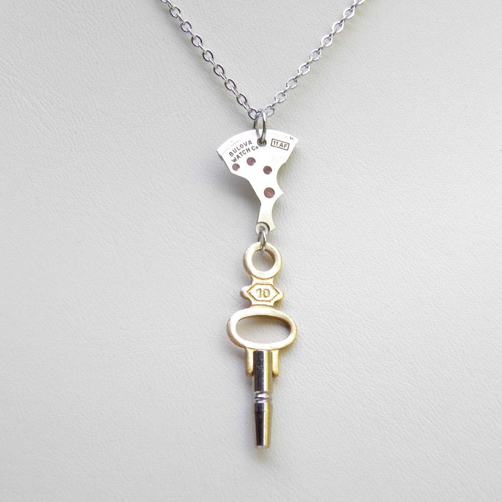 Bulova Watch Co - Pendant - Necklace - Steampunk