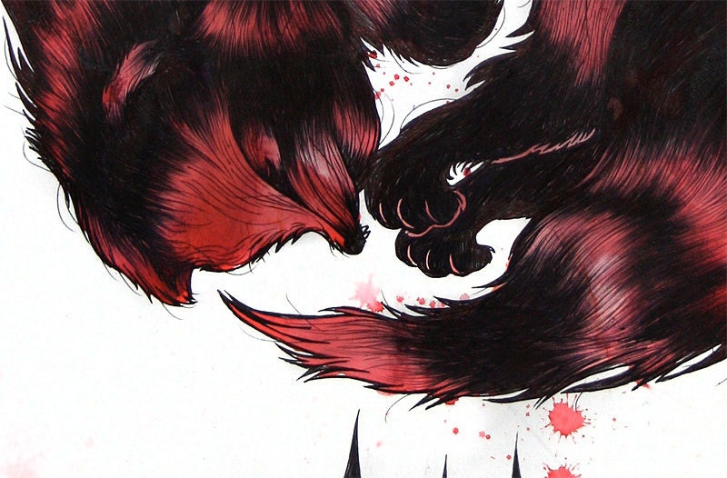 Healing - Archival Giclee Print & Original Illustration (Large Size - 22 in x 30 in)