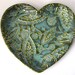 Paisley Heart Tray - Hand Built Stoneware