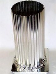Fluted Metal Candle Mold