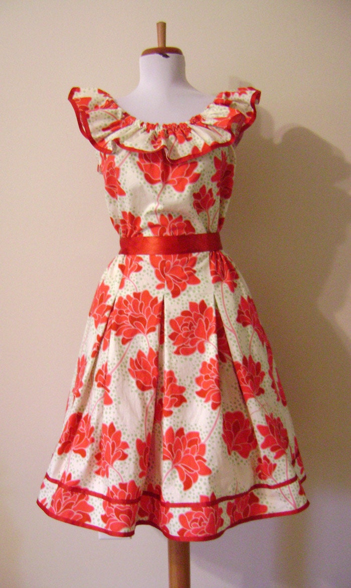 Fleur Nouveau Summer Dress - Med/Large MOVING SALE
