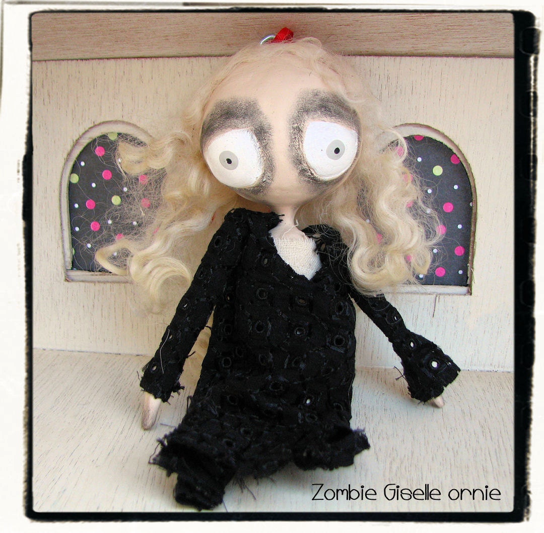 Art Doll Ornie - Zombie Giselle