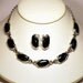 1950s Thermoset Necklace and Earring Demi Set