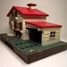 Wooden Cottage Music Jewelry Box with Dancing Ballerina