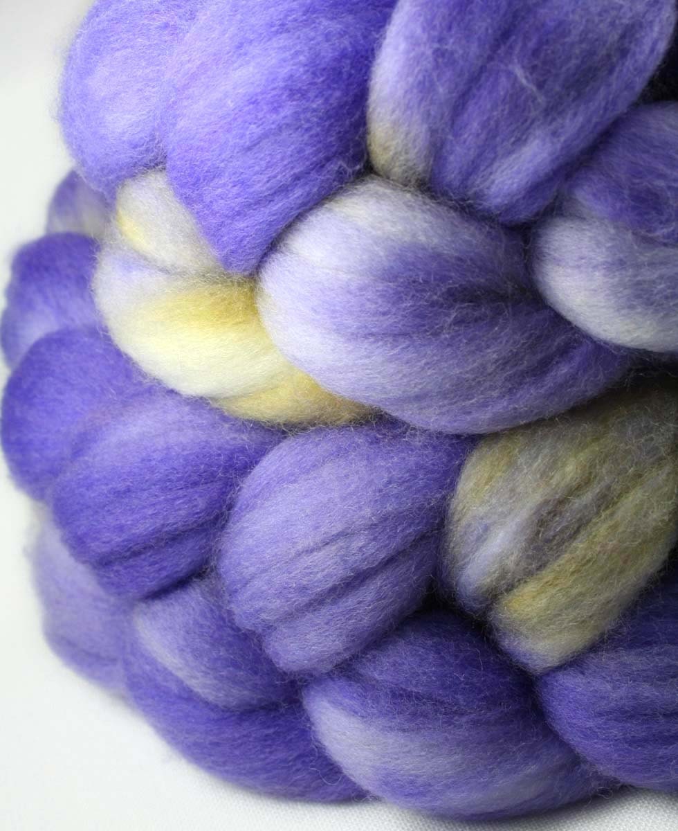 LAVENDER LEMONADE Superwash Merino Wool/Nylon Roving - 3.5 oz