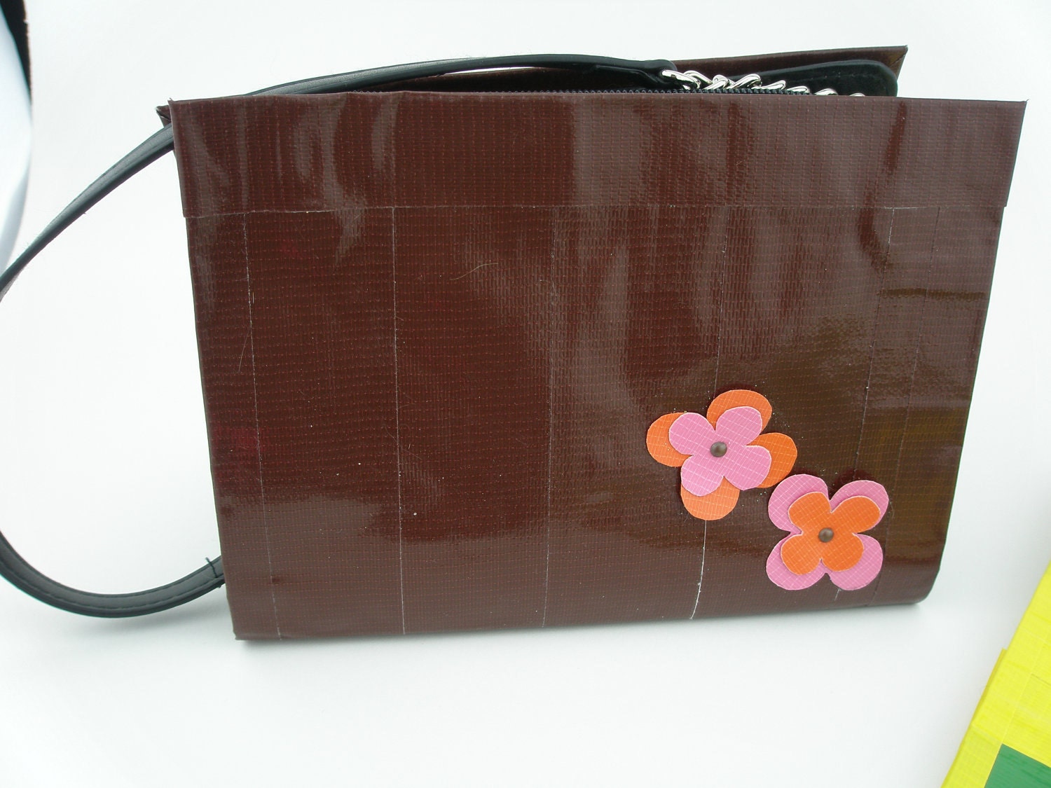 Cross body duct tape purse by ductopia on Etsy