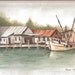 Original Watercolor print - Coastal North Carolina