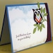 Cute Owl - Handmade Birthday Gretting Card