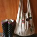 cotton market tote bag in dot flowers