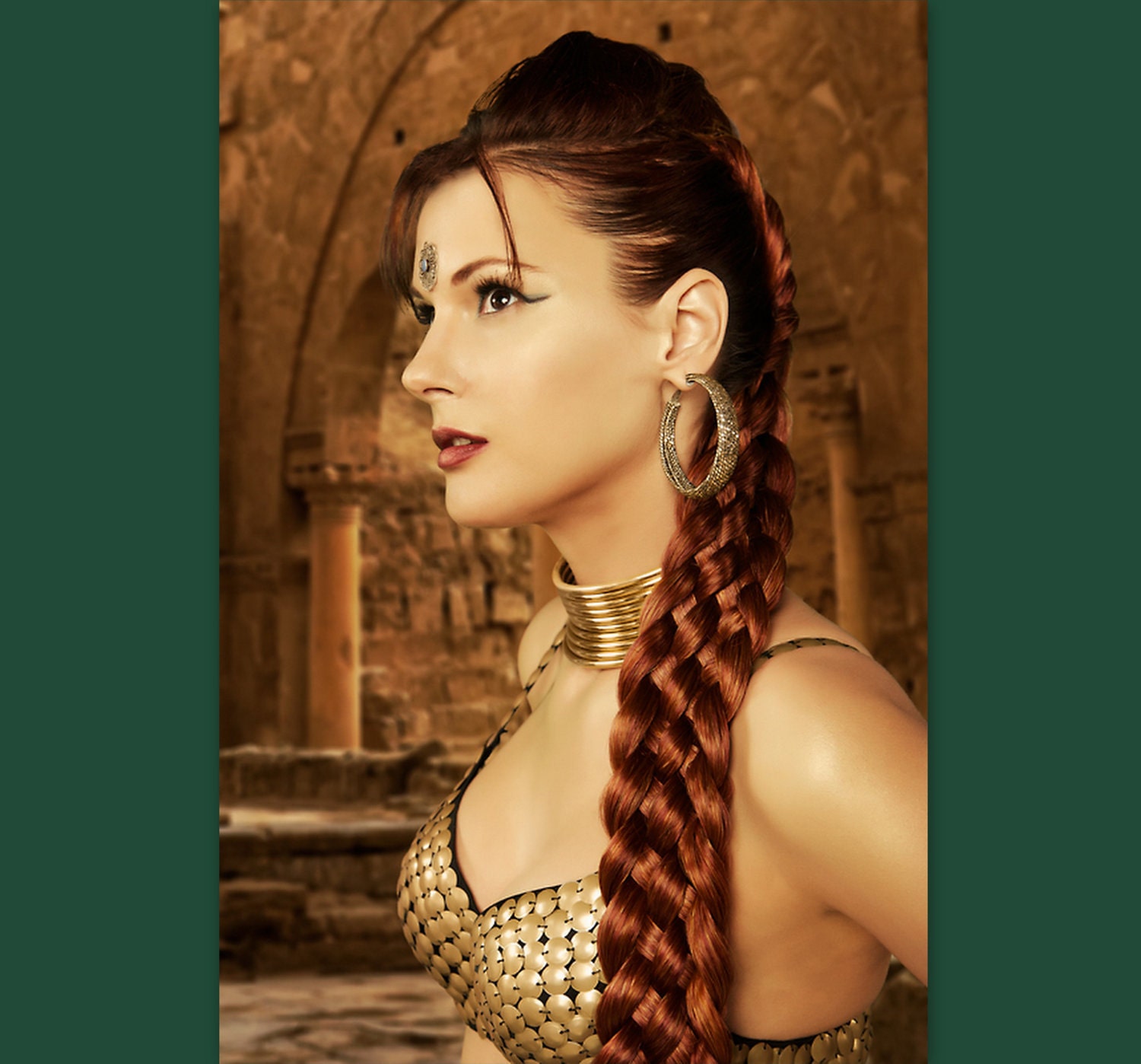 Renaissance wedding SCA costume wig garb long Braid Hair Extension Viking Norse hair accessory custom synthetic hair fall princess wig bride