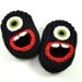 Wool Monster Slippers, 0, 3, 6 or 12 months