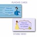 SALE Playdate or Mommy Calling Cards - Princess - YOU Choose 1 of 2 Princess Characters - Double Sided - Printable