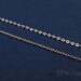 Sterling silver cable chain 1.15mm / 0.04 inches wide 16 inches long
