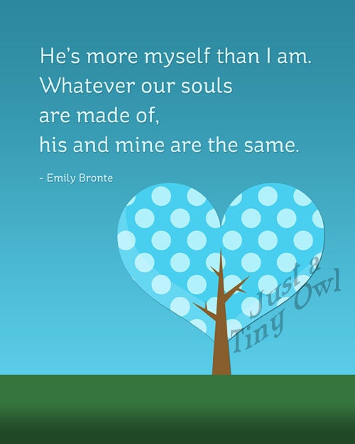 He's More Myself Than I Am - 4x5 Art Print (4 Color Choices)