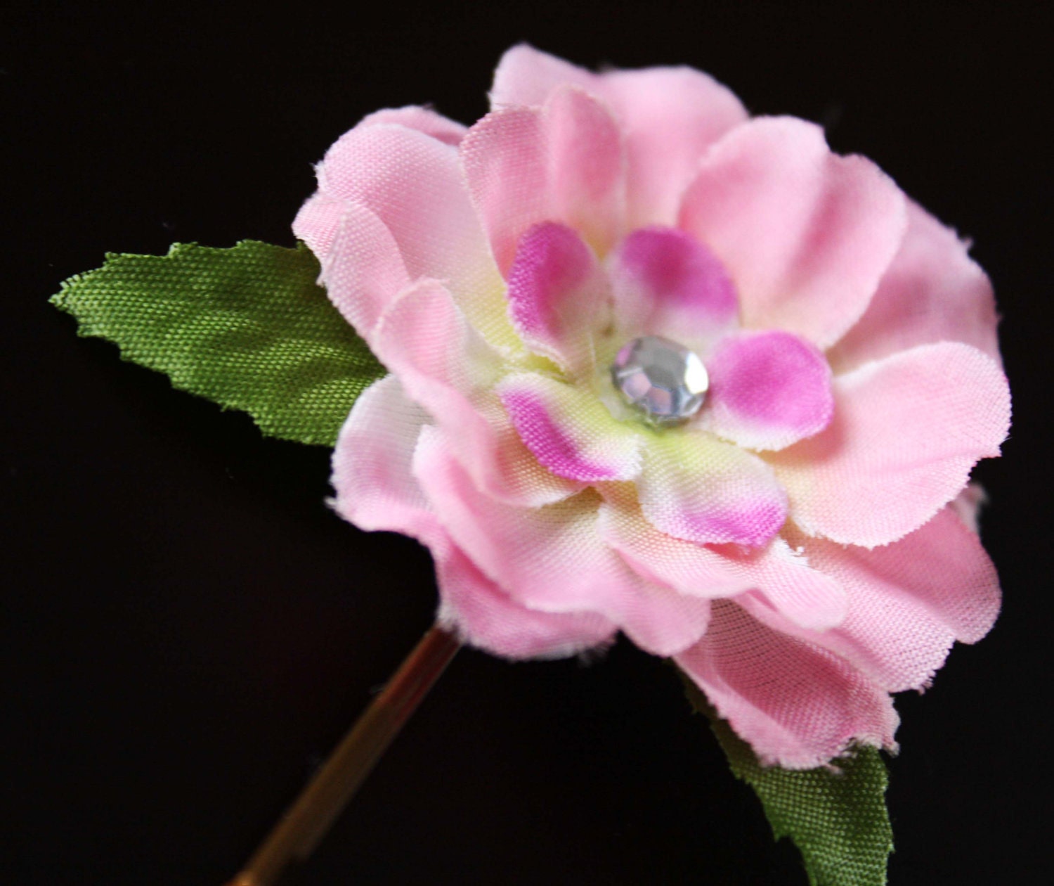 Pink Flower with Greenery