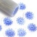 Dark Blue Snowflake Fimo Nail Art / Scrapbooking Slices