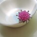 Magenta Mum Ring with Sunburst