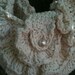 Creme Cotton Crochet Hobo Purse- The Maya
