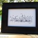 Skyline Series - Black and White Art Print (4 x 6)