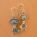 Bird Girl Little Charm Earrings