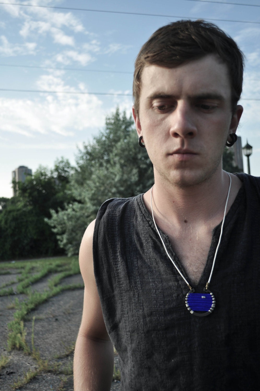 Indigo Gem Pendant
