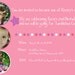 Birthday Invitation:  Circles & Stars (Girl)